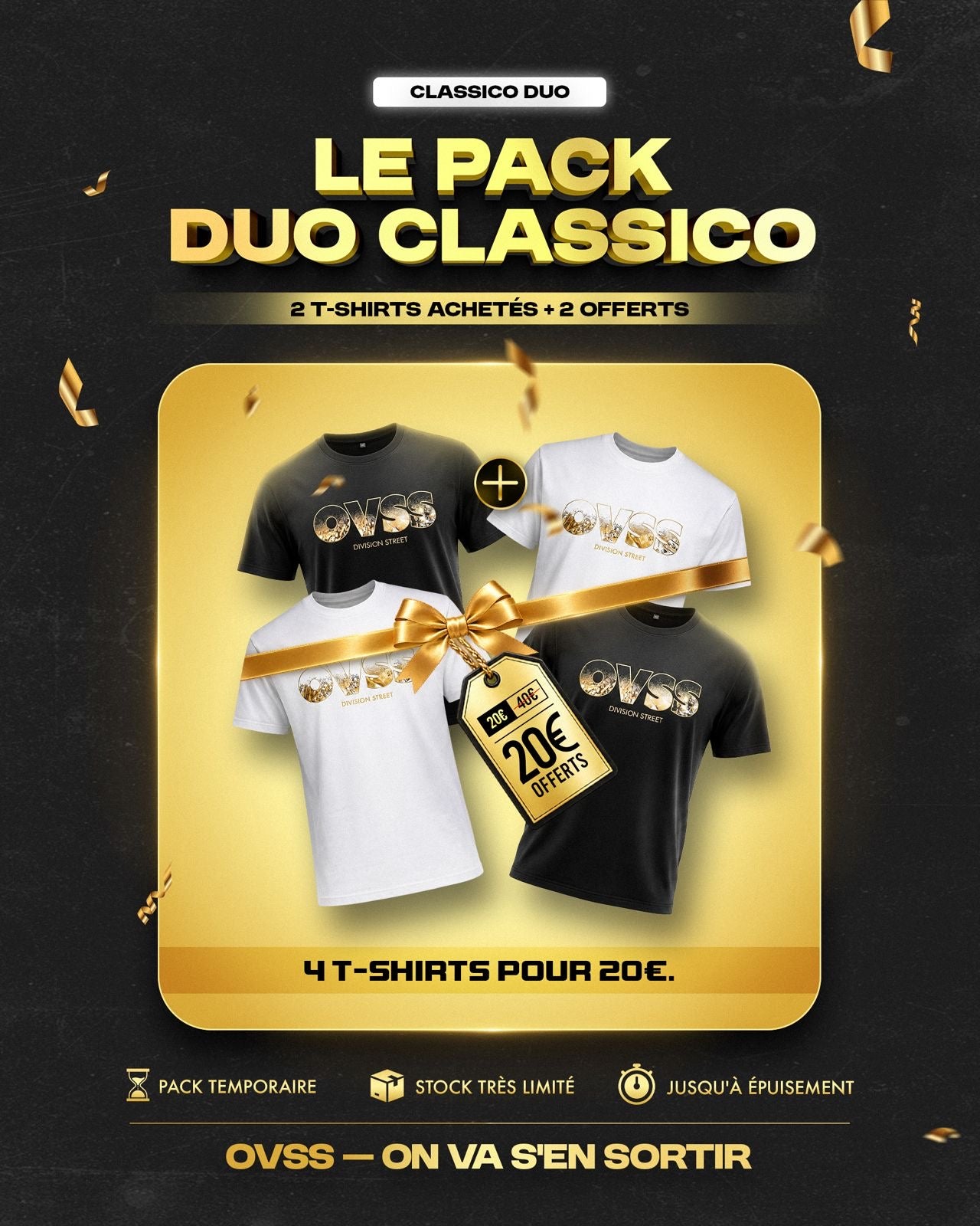 PACK DUO - TEE-SHIRTS