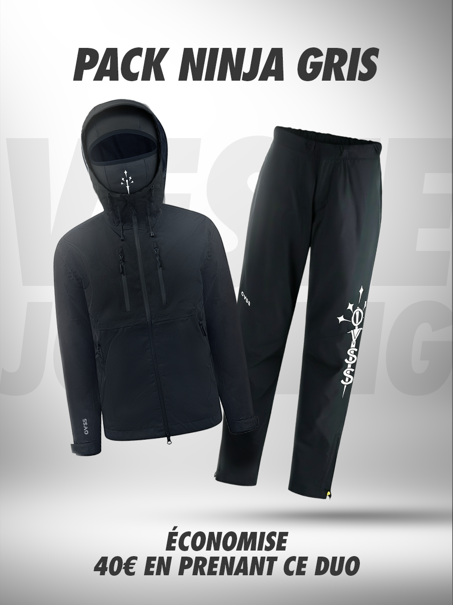 PACK ENSEMBLE NINJA - NOIR OVSS