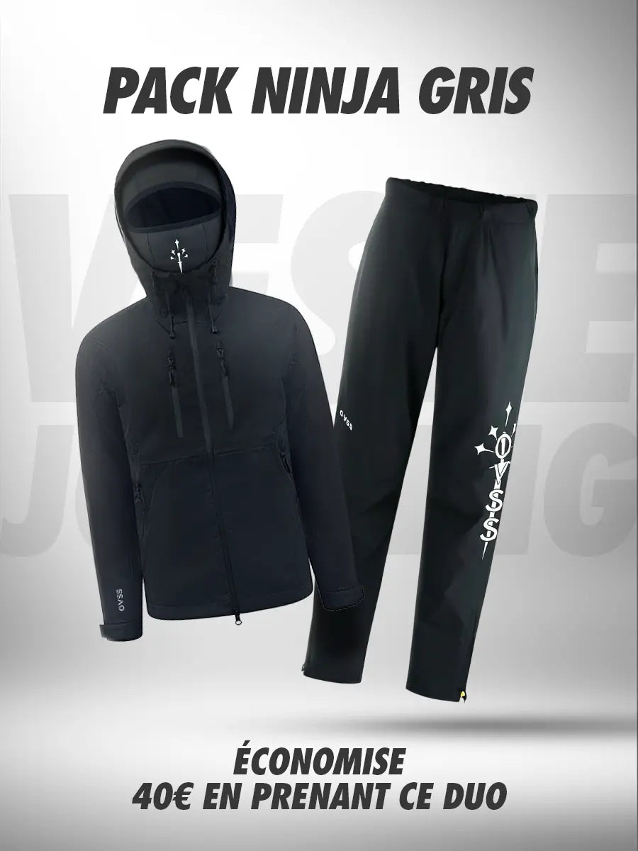 PACK ENSEMBLE NINJA - NOIR OVSS