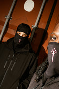 VESTE NINJA - ROSE/NOIR