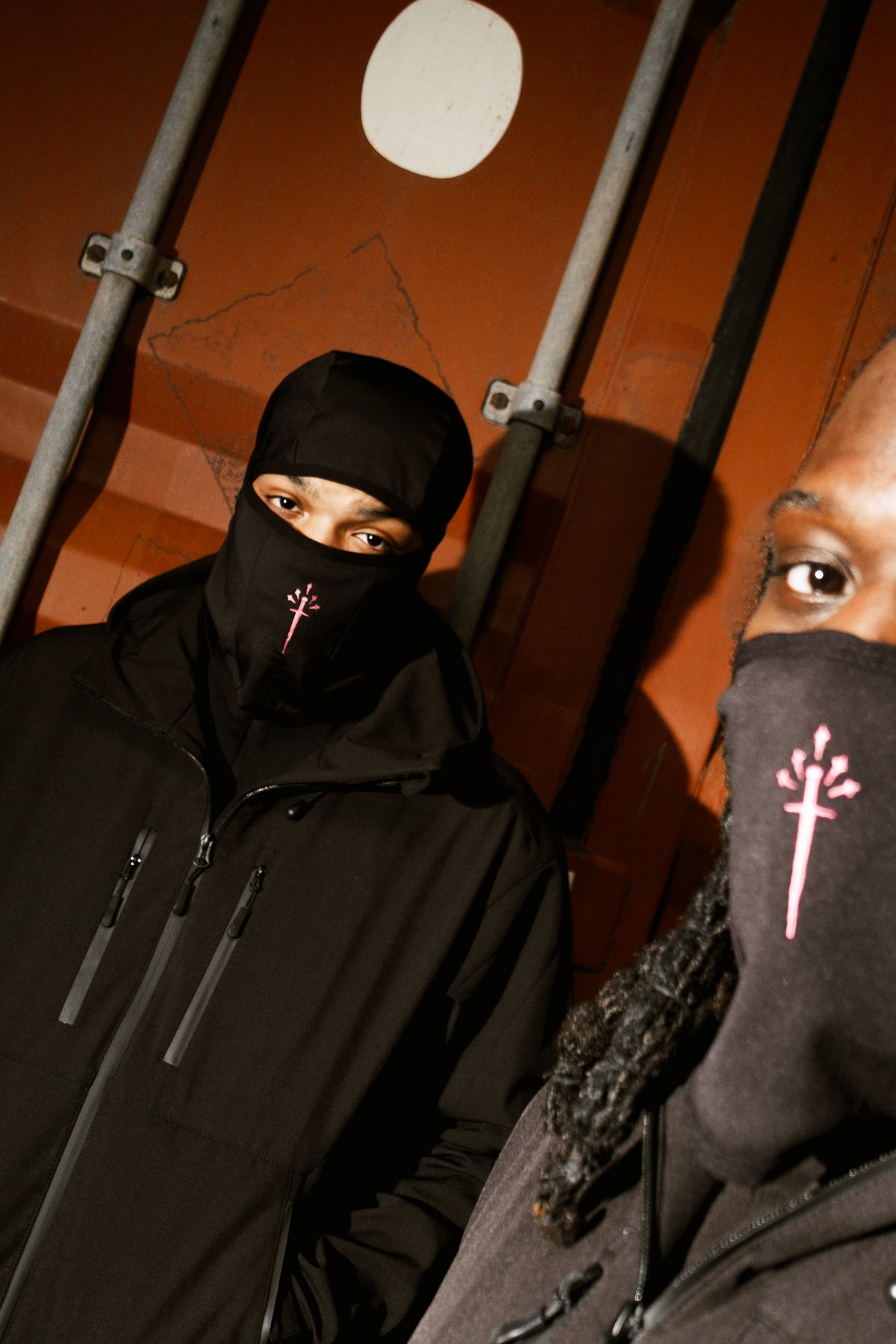 VESTE NINJA - ROSE/NOIR