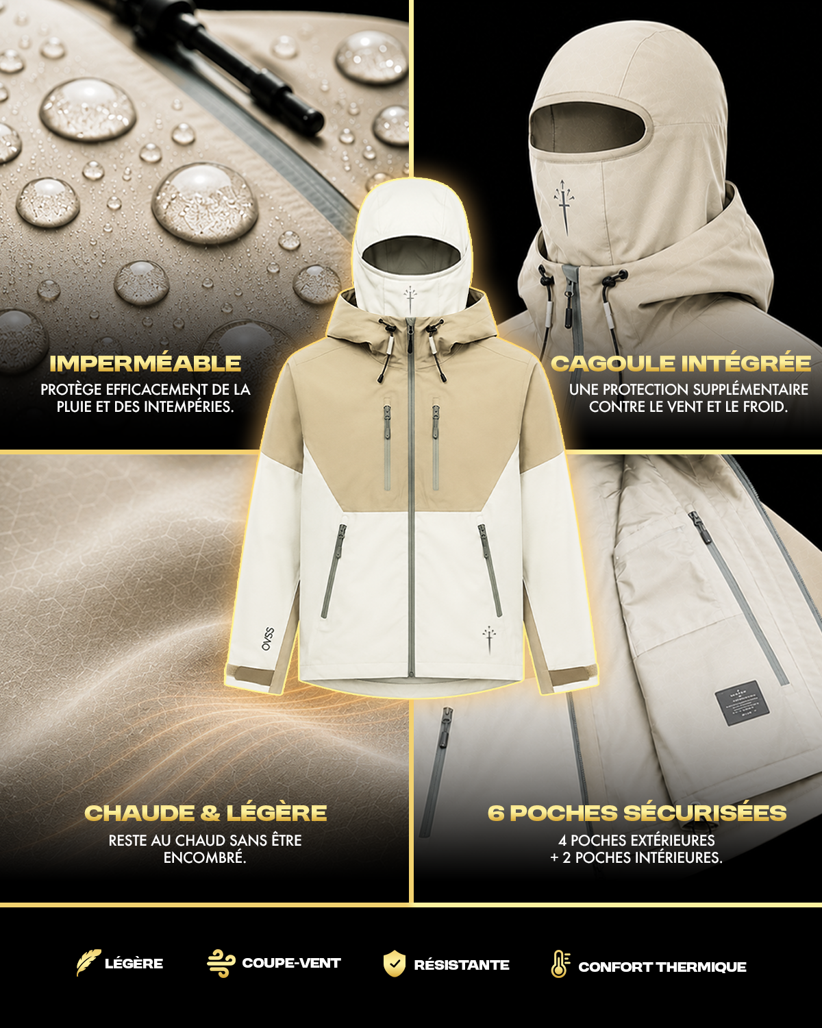 NINJA JACKET - BEIGE