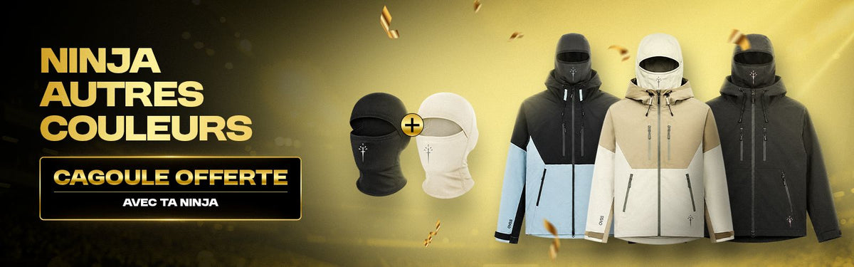VESTE NINJA - BEIGE/GRIS