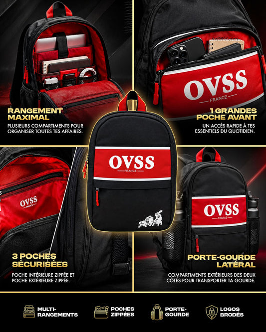 Sac à dos Étudiant OVSS, visuel du pack et de son contenu
