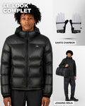 Look complet OVSS : Doudoune Noir Ski, gants charbon et jogging Ninja