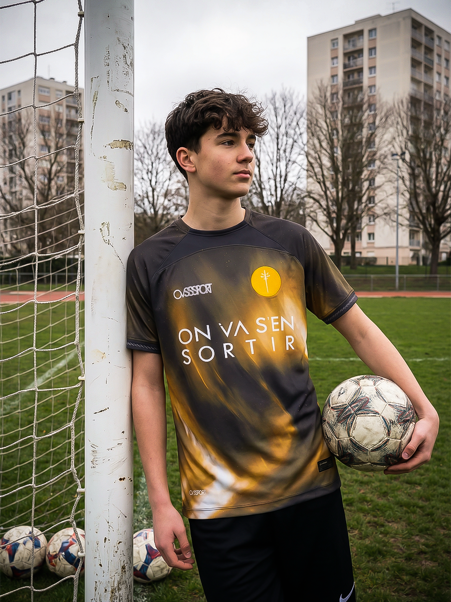 MAILLOT - GALAXIE ORANGE